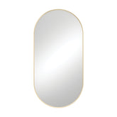 Fienza Empire Urban Brass Framed Mirror, 600 x 1200mm